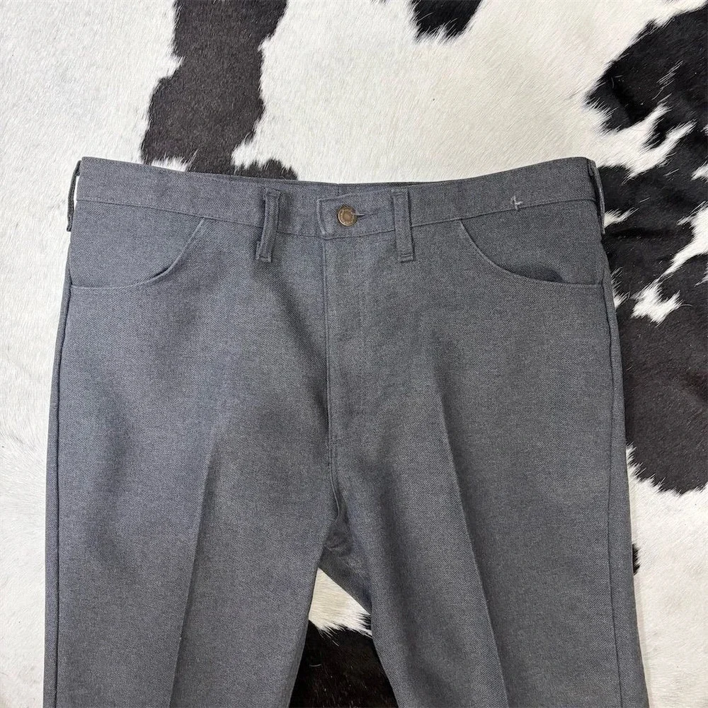 Vintage Wrangler Men's Western‎ Bootcut Dress Pants Gray Size 38x30